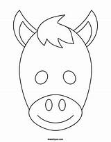 Donkey Mask Masks Burro Mascaras Ausmalen Antifaz épinglé Druckbare Caballo Sayfasi Boyama Coloriage Puppet Caretas Careta Kid sketch template