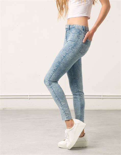 jeans super skinny tiro medio bershka super skinny bershka venezuela denim pinterest