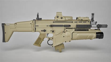 Combat Assault Rifle Fn Scar H 3d Model Max C4d