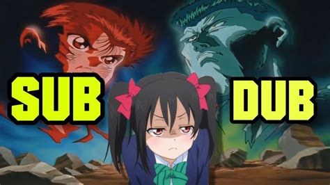 dumb anime arguments subs vs dubs rant youtube