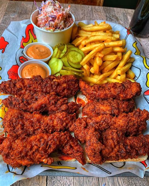 Nashville Hot Chicken Tenders Amazing Food Blog