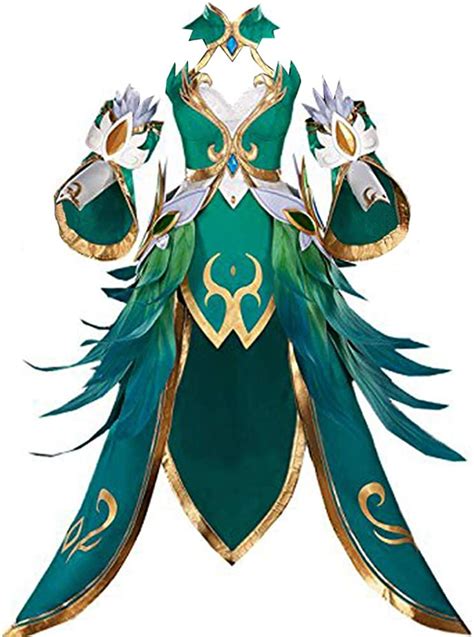 myyh anime women elf fairy spirit cosplay costume green