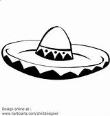 Sombrero Mariachi Mayo Cinco Maracas Vectorified sketch template