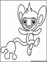 Coloring Aipom Pages Fun sketch template