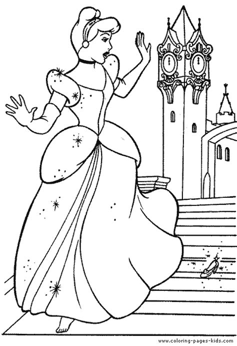 cinderella coloring pages coloring pages  kids disney coloring