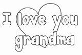 Grandma Mothers Grandpa sketch template