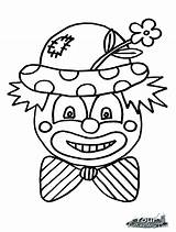 Clown Coloring Pages Colouring Scary Happy Clowns Faces Cliparts Cartoon Drawing Kids Clipart Adults Printable Getdrawings Frog Outline Impressive Cartoons sketch template