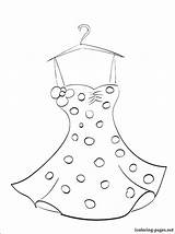 Coloring Pages Dress Dresses Fashion Outfit Prom Pretty Mannequin Color Barbie Getcolorings Getdrawings Printable Print Colorings sketch template