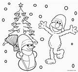 Elmo Coloring Pages Christmas Printable Cool2bkids sketch template