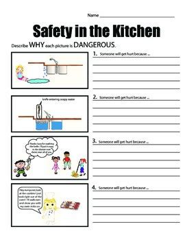 kitchen safety package  mspowerpoint tpt
