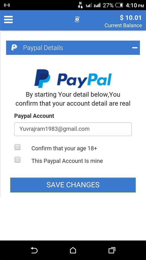 paypal cash apk  android