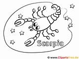 Skorpion Sternzeichen Malvorlage Titel sketch template