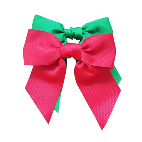 grosgrain ribbon bow  clear twist tie  christmas gift decoration feqi decorative