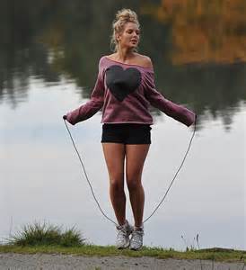 i m a celebrity 2012 helen flanagan endures strenuous workout as she gets ready for the jungle