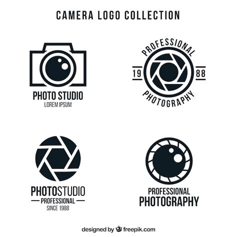 premium vector camera logos pack