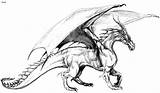 Scary Realistic Mythical Sparad sketch template