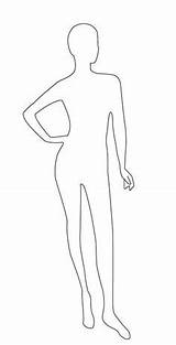 Mannequin Outline Drawing Dress Body Fashion Template Outlines Sketch Colouring Templates Line Model Topshop Information Sketches Pencil Models Life sketch template