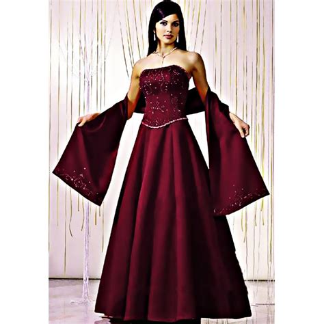 dark red maroon dress strapless dress formal dresses maroon dress