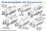 251 Sdkfz Kfz Sd Ausf Rubicon Expansion Models sketch template