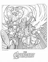 Avengers Endgame sketch template