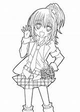 Shugo Chara Coloring Pages Anime Manga Printable Hotaru Book Kids Getdrawings sketch template