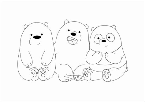bare bears coloring pages  gizzly bear  bare bears american