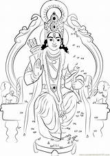 Rama Lord Sketch Ram Connect Dots Navami Kids Singhasan Dot Mygodpictures Coloring God Holidays Worksheet Pdf Printable Template Email Href sketch template