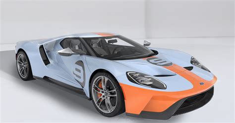 ford gt heritage edition  gulf livery karl  cars
