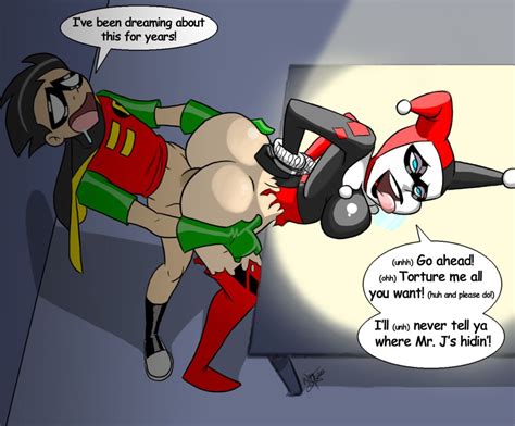 Robin Fucks Harley Quinn Comic Book Heroes And Villains