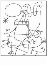 Kandinsky Joan Colorear Miró Cuadros Wassily Educarte Resultat Imatges sketch template