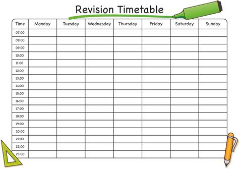timetable template  timetabletemplateexcel timetable  blank