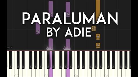 paraluman by adie synthesia piano tutorial sheet music youtube
