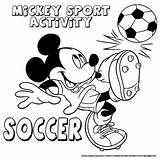 Coloring Pages Mouse Sports Mickey Printable Sport Kids Disney Boys Soccer Borders Playing Color Getcolorings Print Library Clipart Drawing Popular sketch template