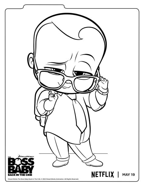 printable boss baby coloring page likes  coloring home