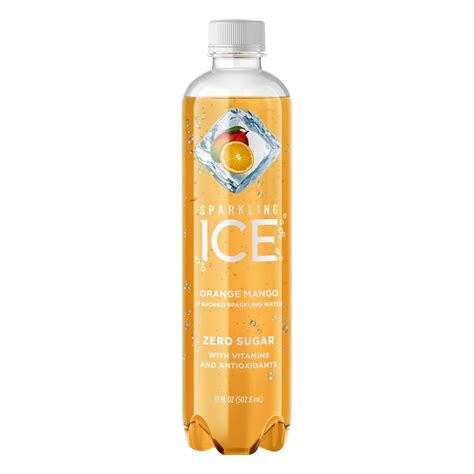 sparkling ice orange mango drink shop water