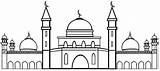 Mosque Mosques Islamic Coloringpagesfortoddlers sketch template