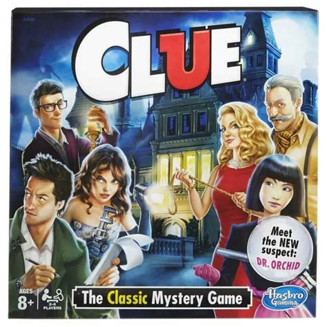 classic hasbro clue gamemansion murder mystery vintage original board