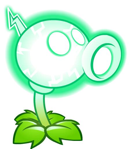 image electric peashooter hdpng plants  zombies wiki fandom