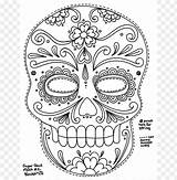 Coloring Muertos Toppng sketch template