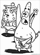 Coloring Spongebob Pages Squarepants Coloring4free Patrick Kids sketch template