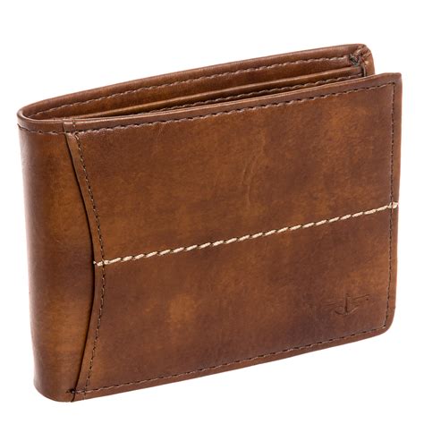 dockers mens leather extra capacity slimfold bifold billfold wallet