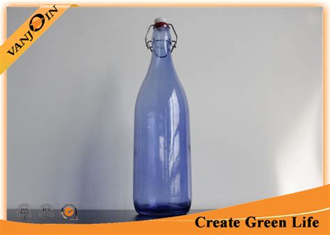 1000ml Painted Swing Top Glass Beverage Bottles Custom Colored Glass