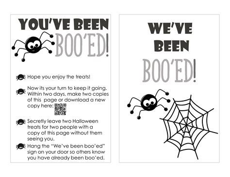 printable youve  booed sign ive  booed sign