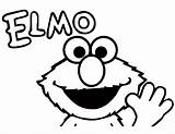 Elmo Coloring Pages Printable Baby Face Book Getcolorings Getdrawings Popular Color Colorings sketch template