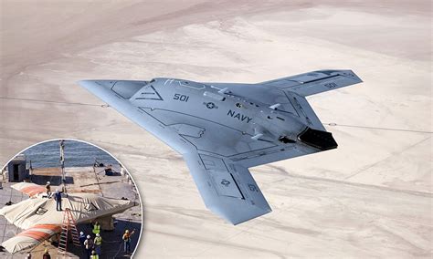 stealth drone hoped    carrier borne unmanned aircraft daily mail