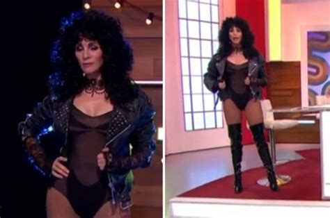 Andrea Mclean Sizzles In See Through Bodysuit On Loose Women Daily Star