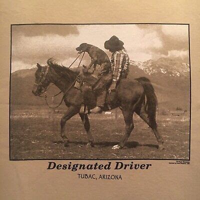 fun tubac arizona souvenir  shirt designated driver dog drunk horse