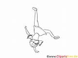 Acrobat Colouring Girl Sheet Coloring Pages Title sketch template