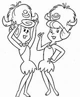 Wilma Flintstones Colorir Flintstone Flinstones Tudodesenhos Cartoon sketch template