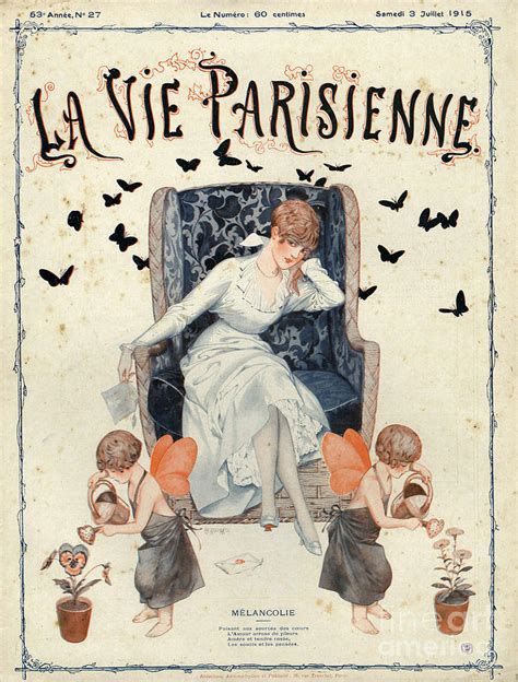 la vie parisienne 1915 1910s france cc drawing by the advertising
